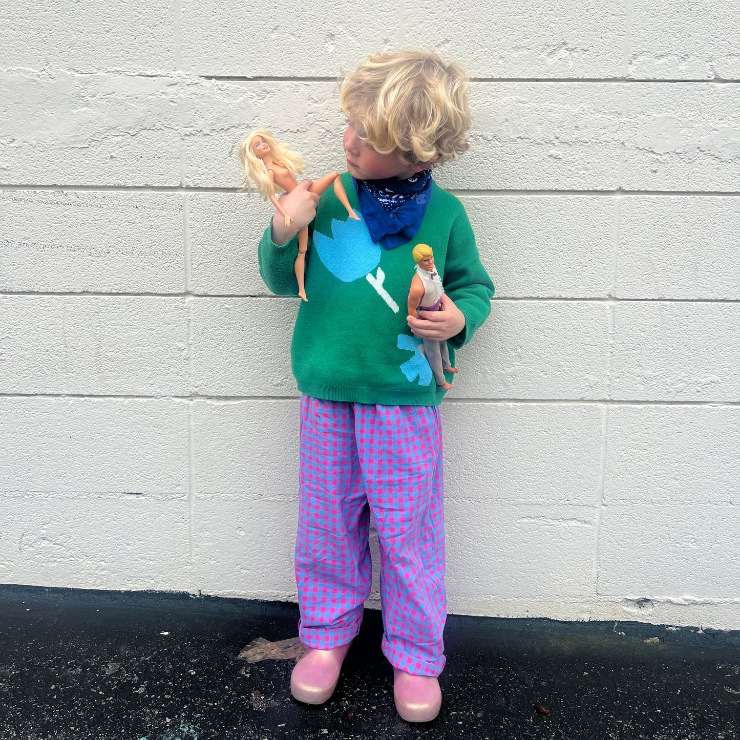 Purple Plaid Pants