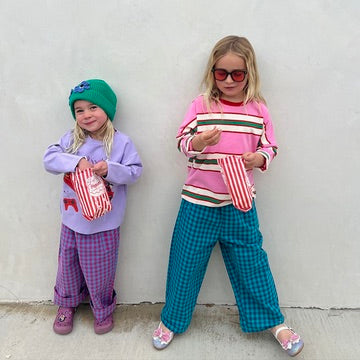 Purple Plaid Pants