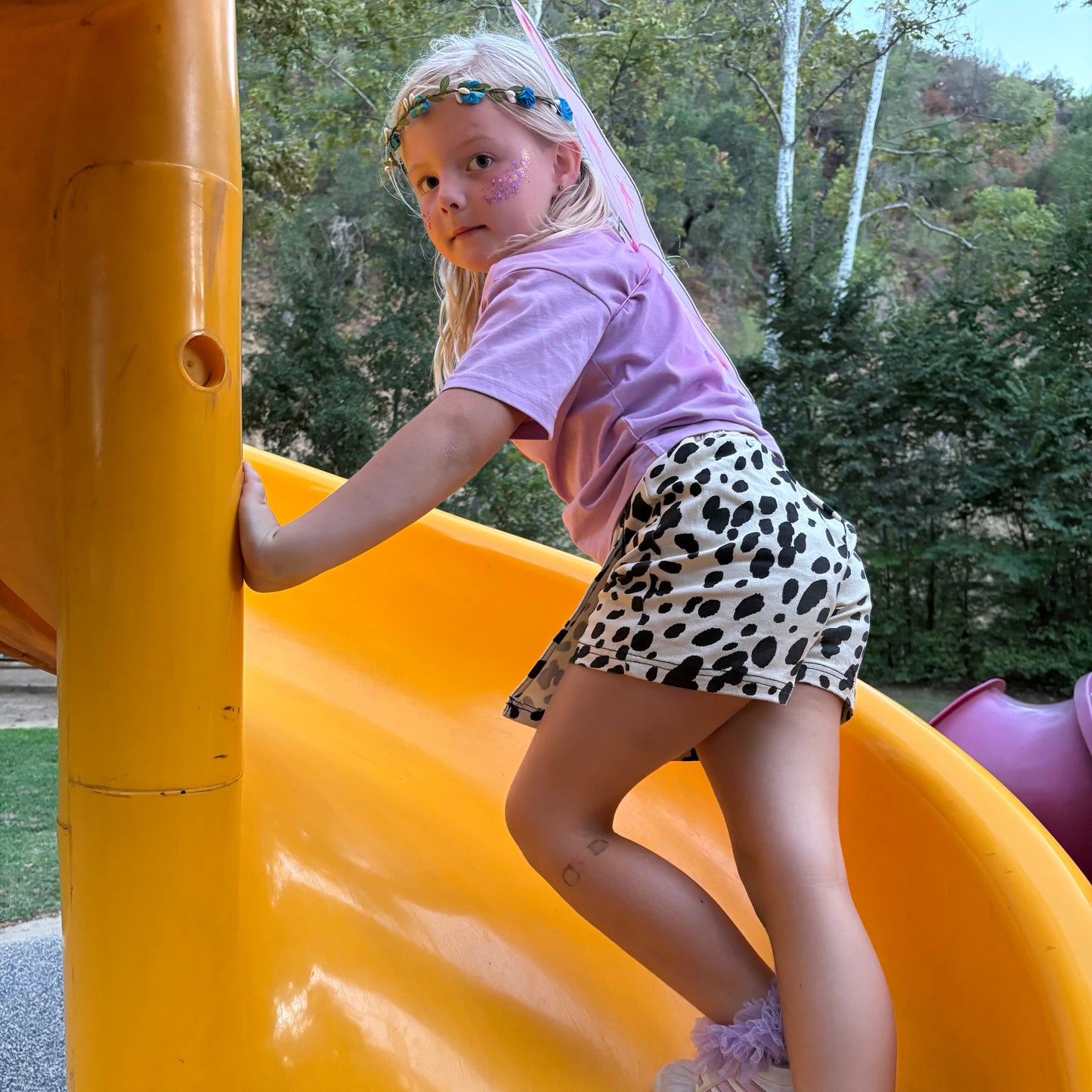 Dalmatian Dot Skort