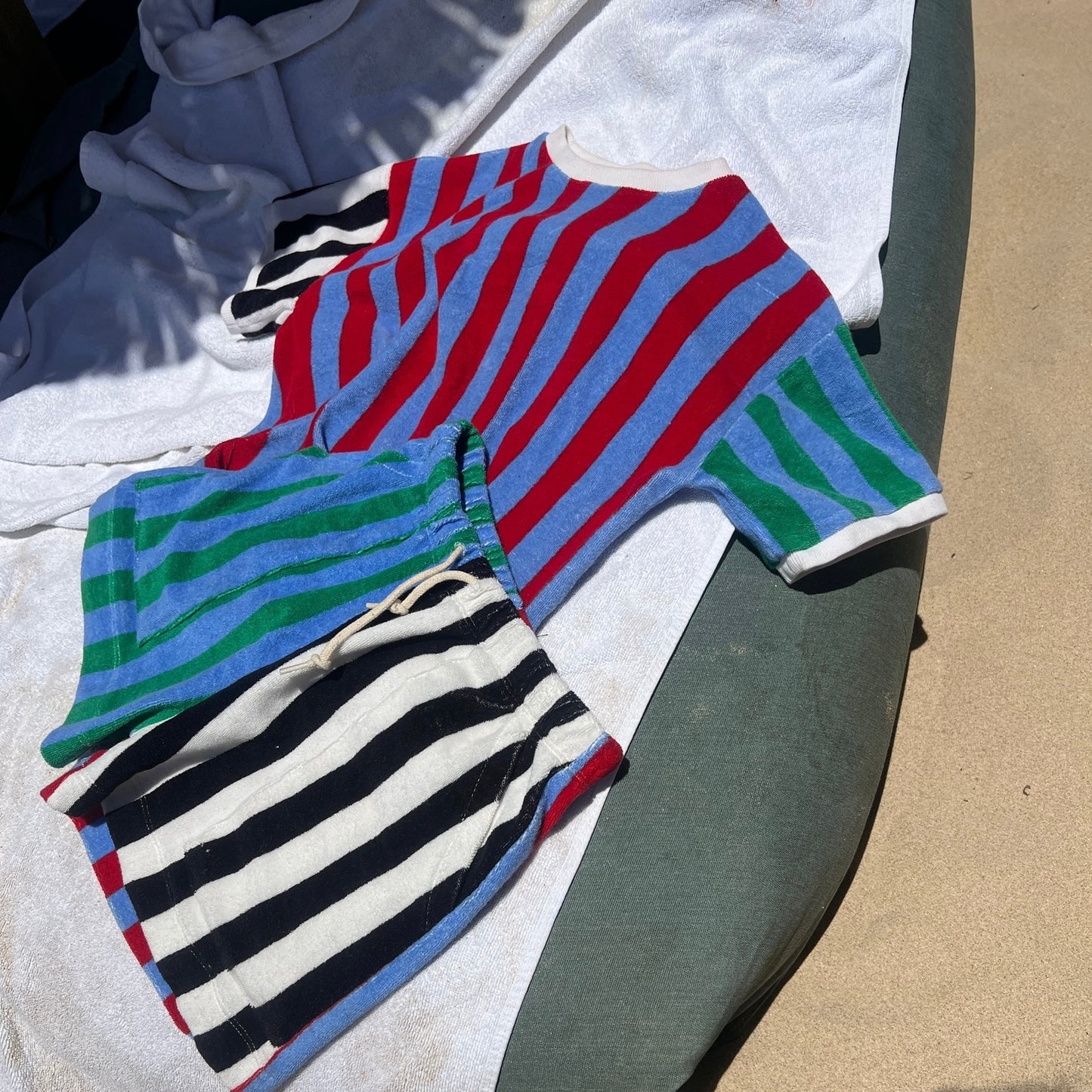 Terry Striped T-Shirt