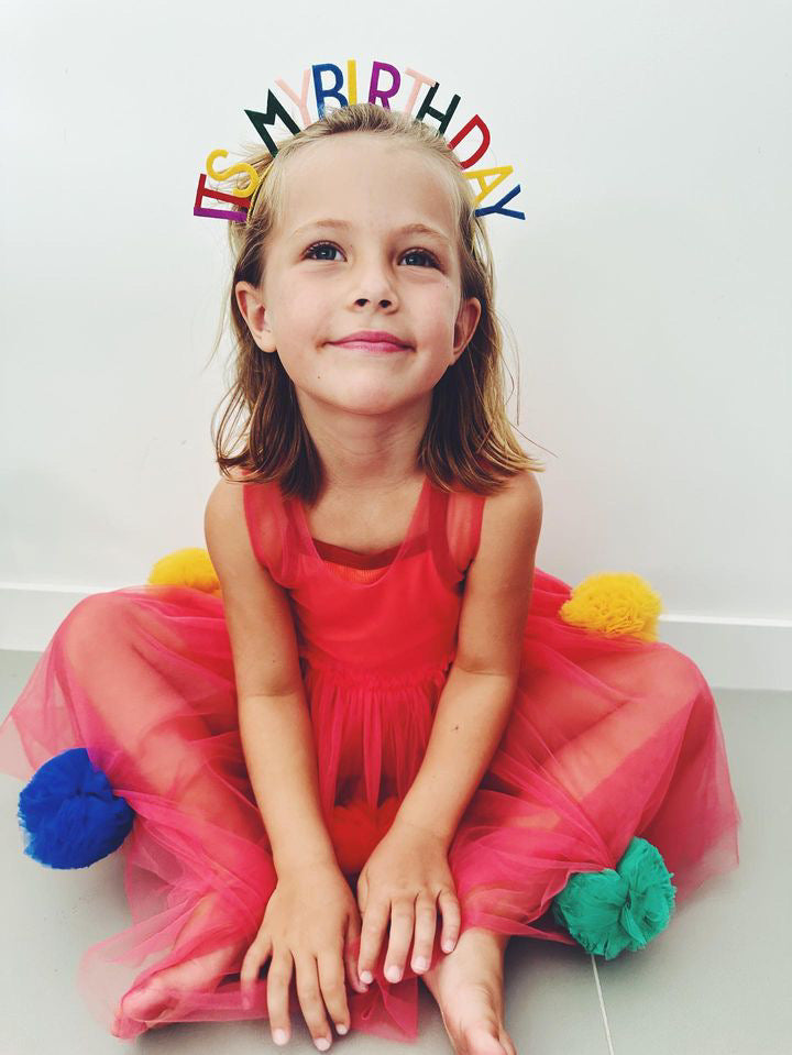 Pom Pom Tutu Dress