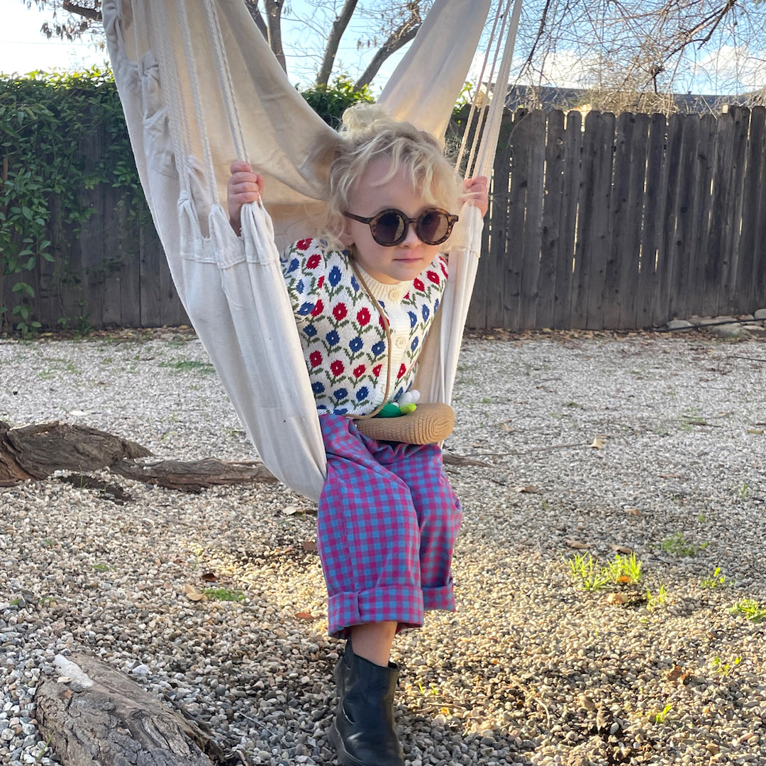 Purple Plaid Pants