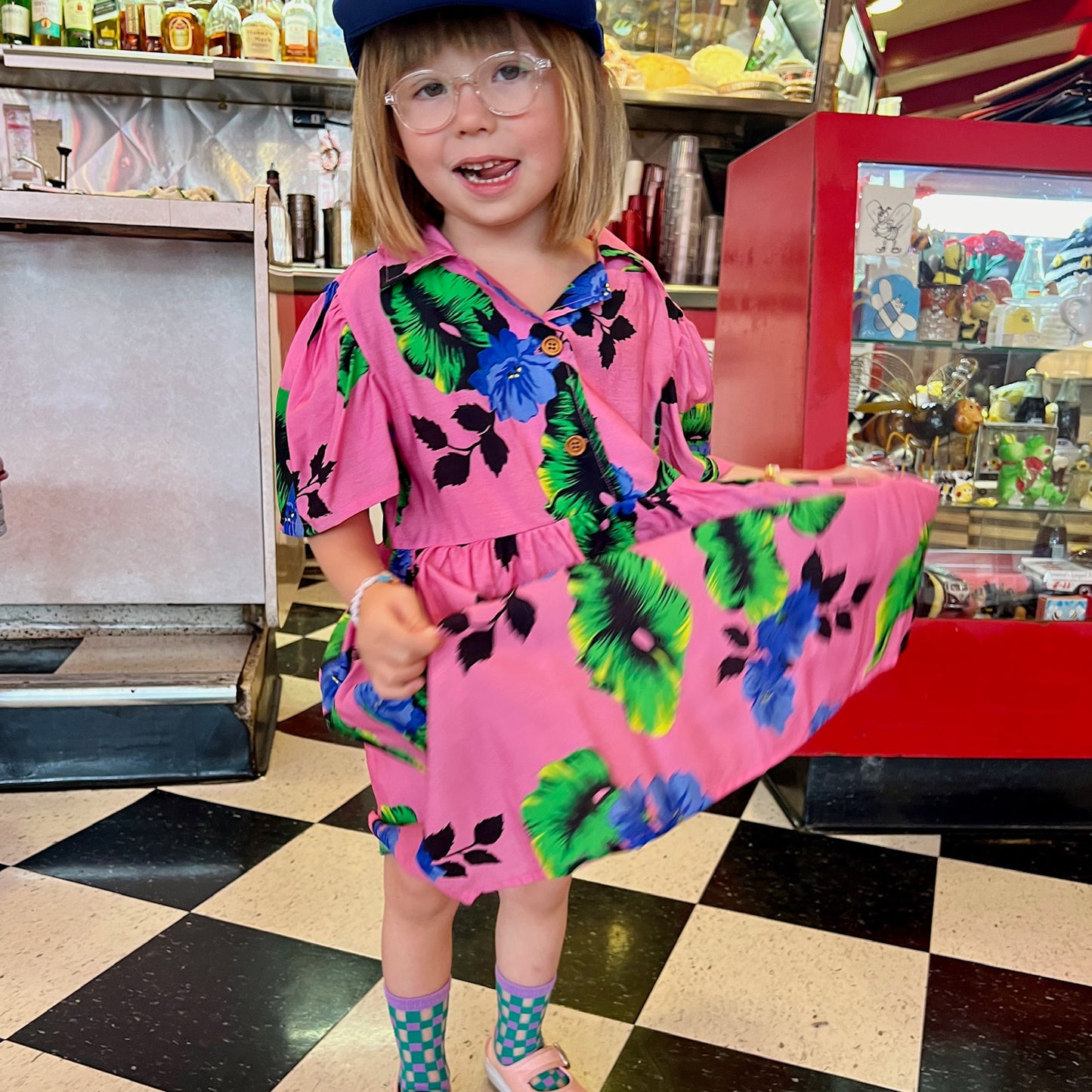 Tropical Shirt Dress