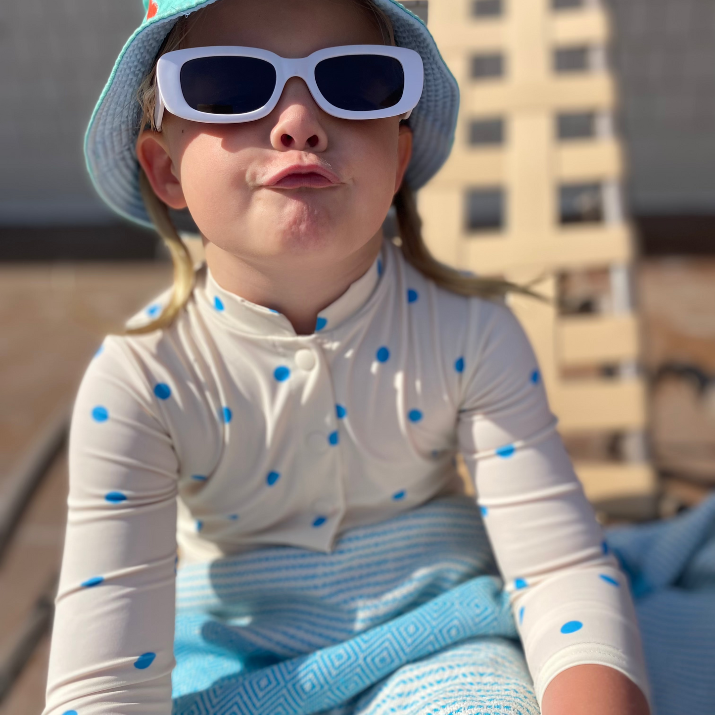 On the Dot Longsleeve Swimsuit