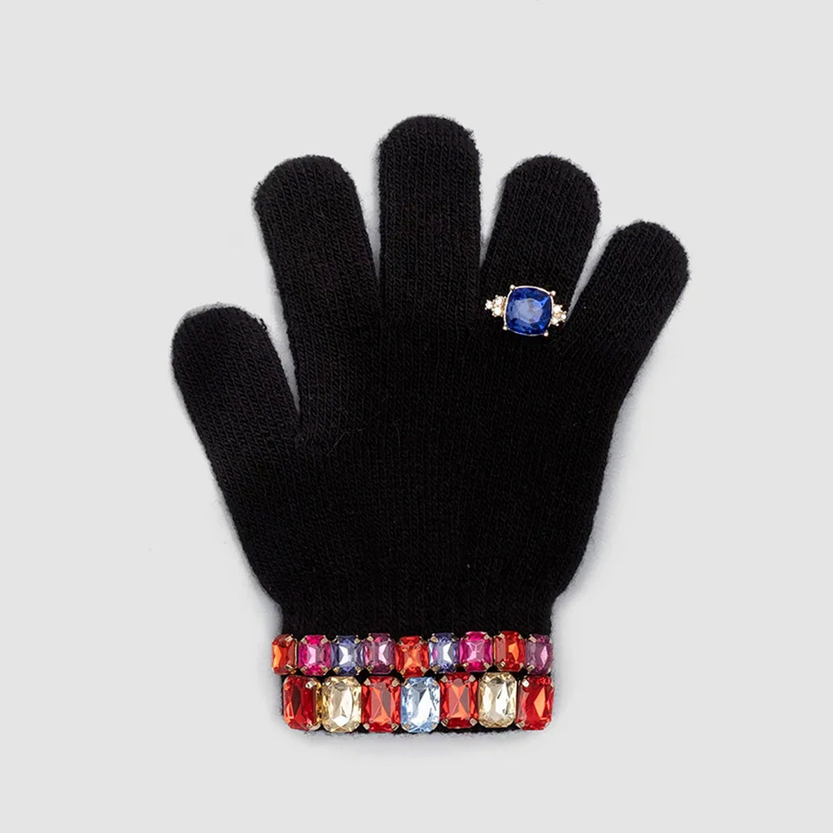 Ice Skating Jeweled Gloves