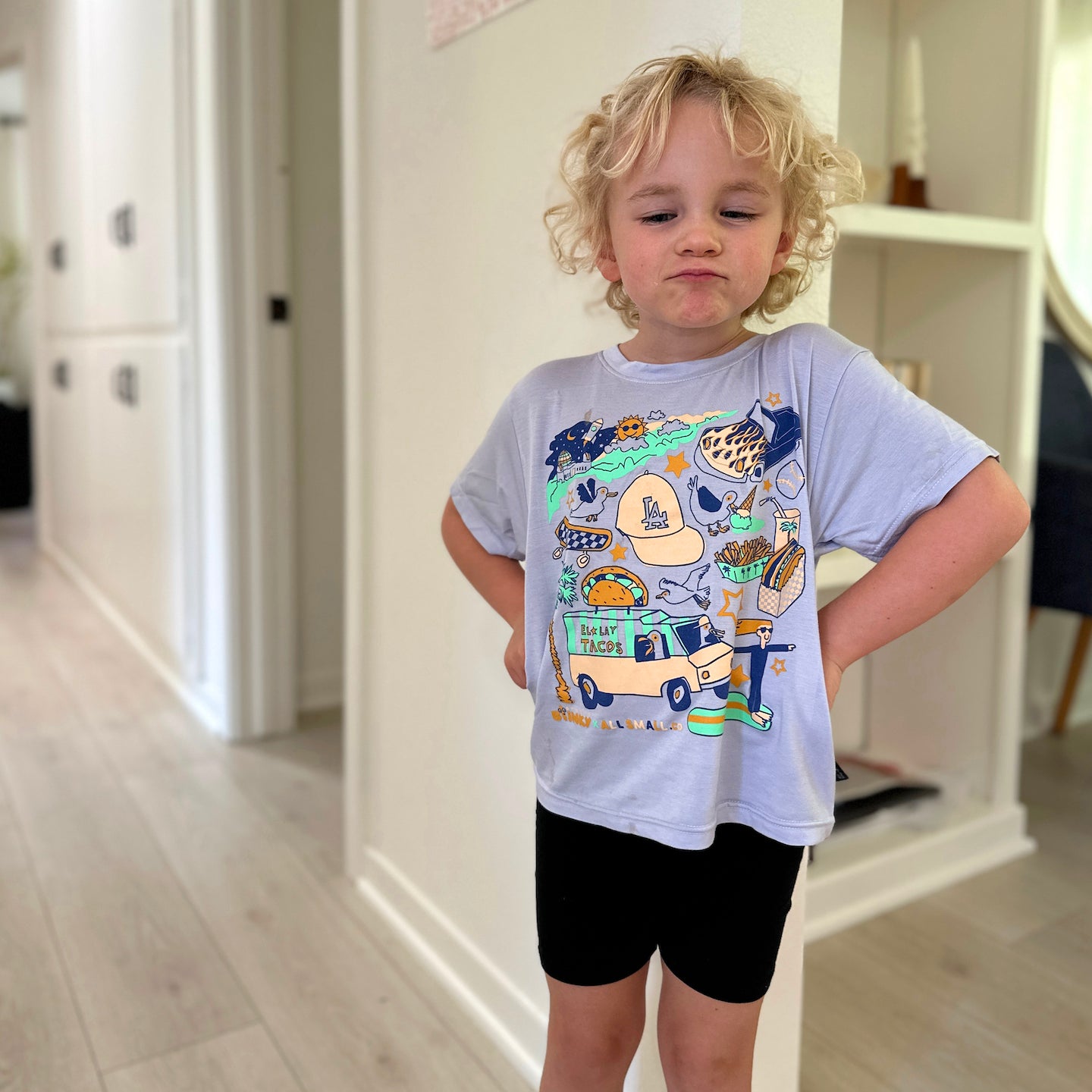 Studio Blinky x All Small Co LA Doodle Tee