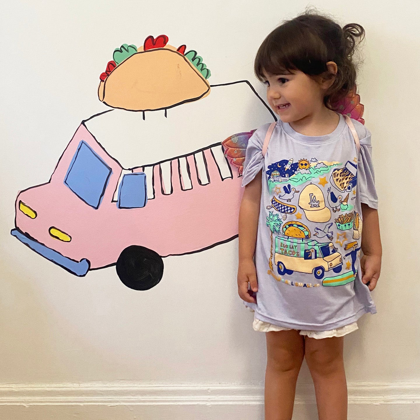 Studio Blinky x All Small Co LA Doodle Tee