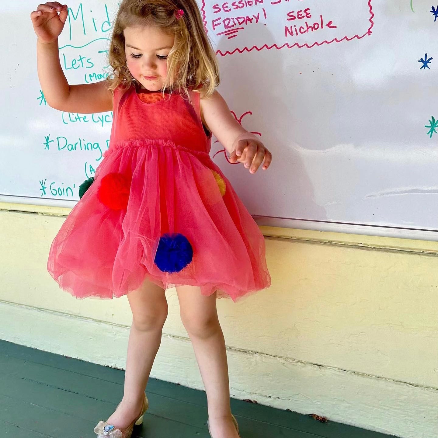 Pom Pom Tutu Dress