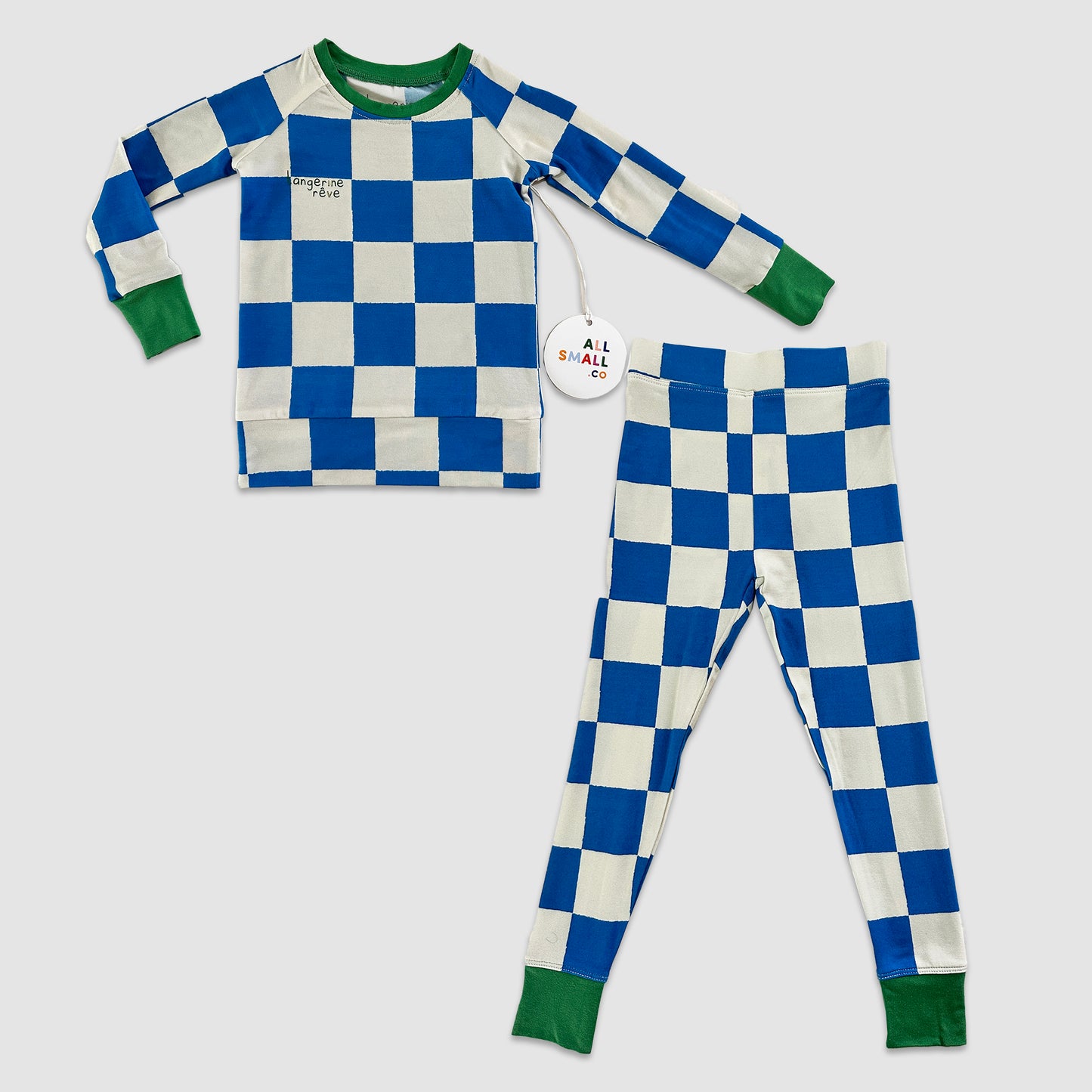 Big Blue Checkered Jammies