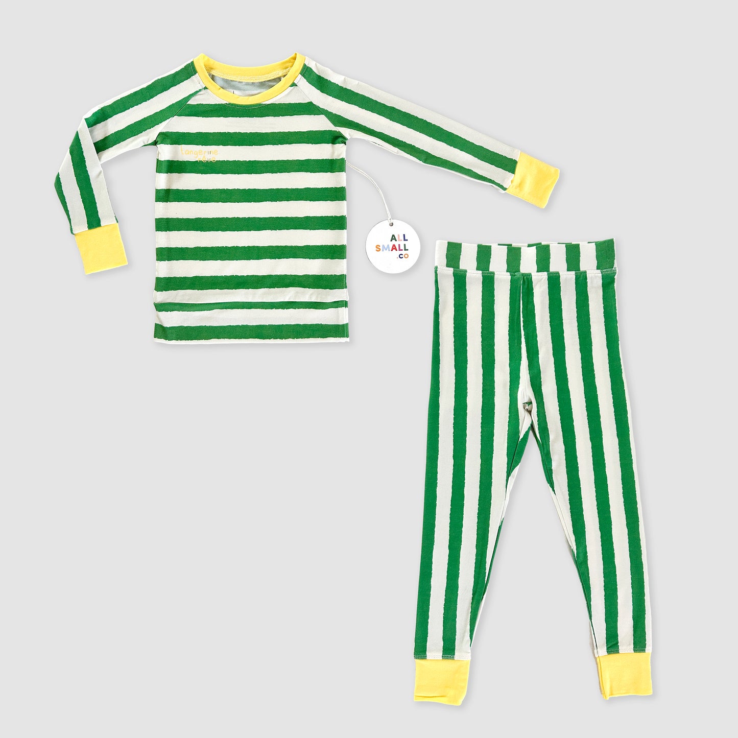Gimme Green Stripe Jammies