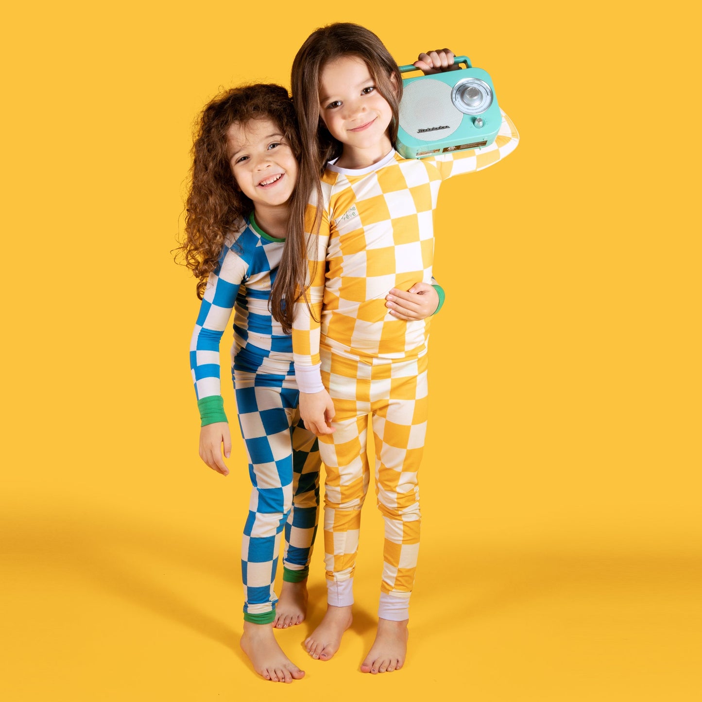 Big Blue Checkered Jammies