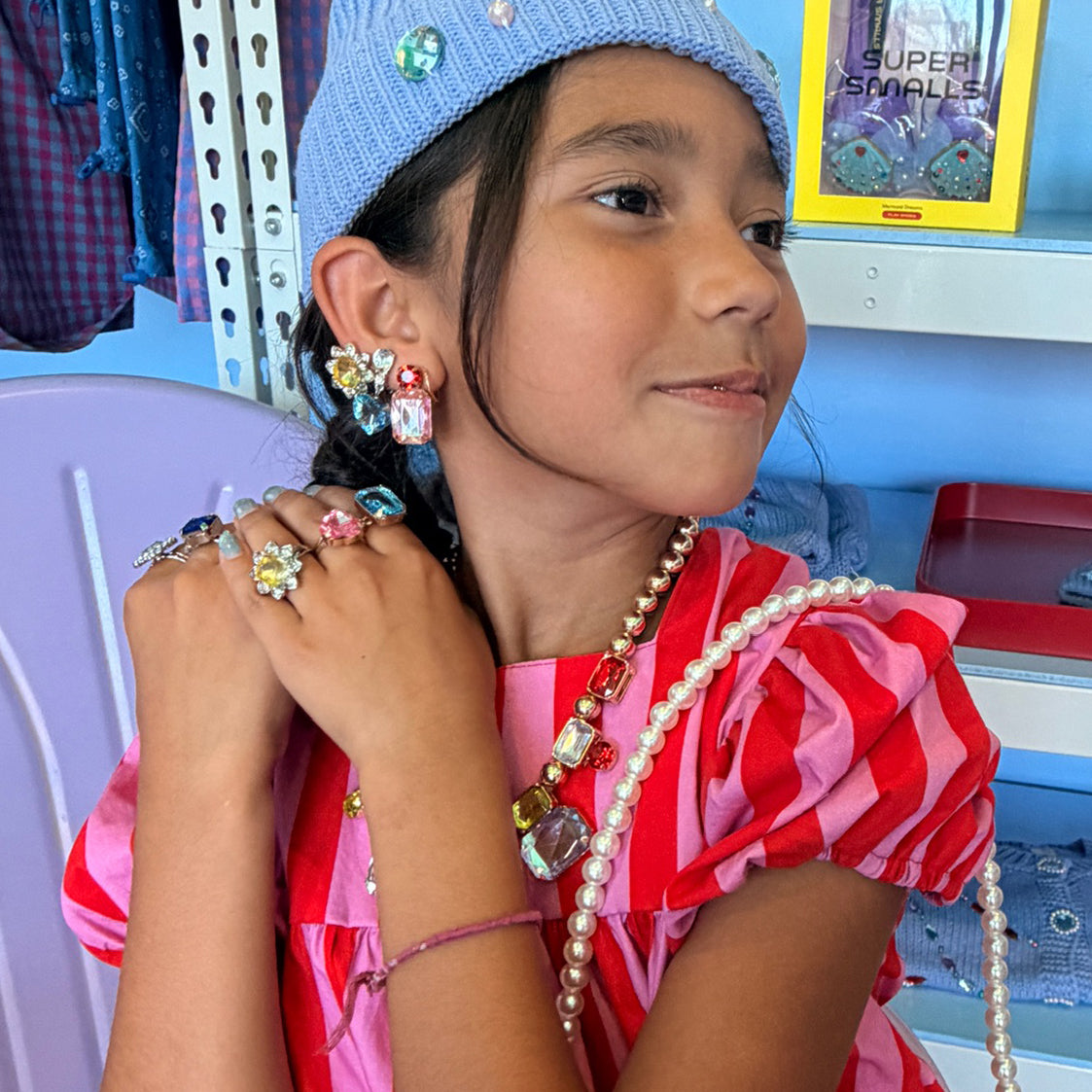 Dinner & A Movie Clip-On Earring Set