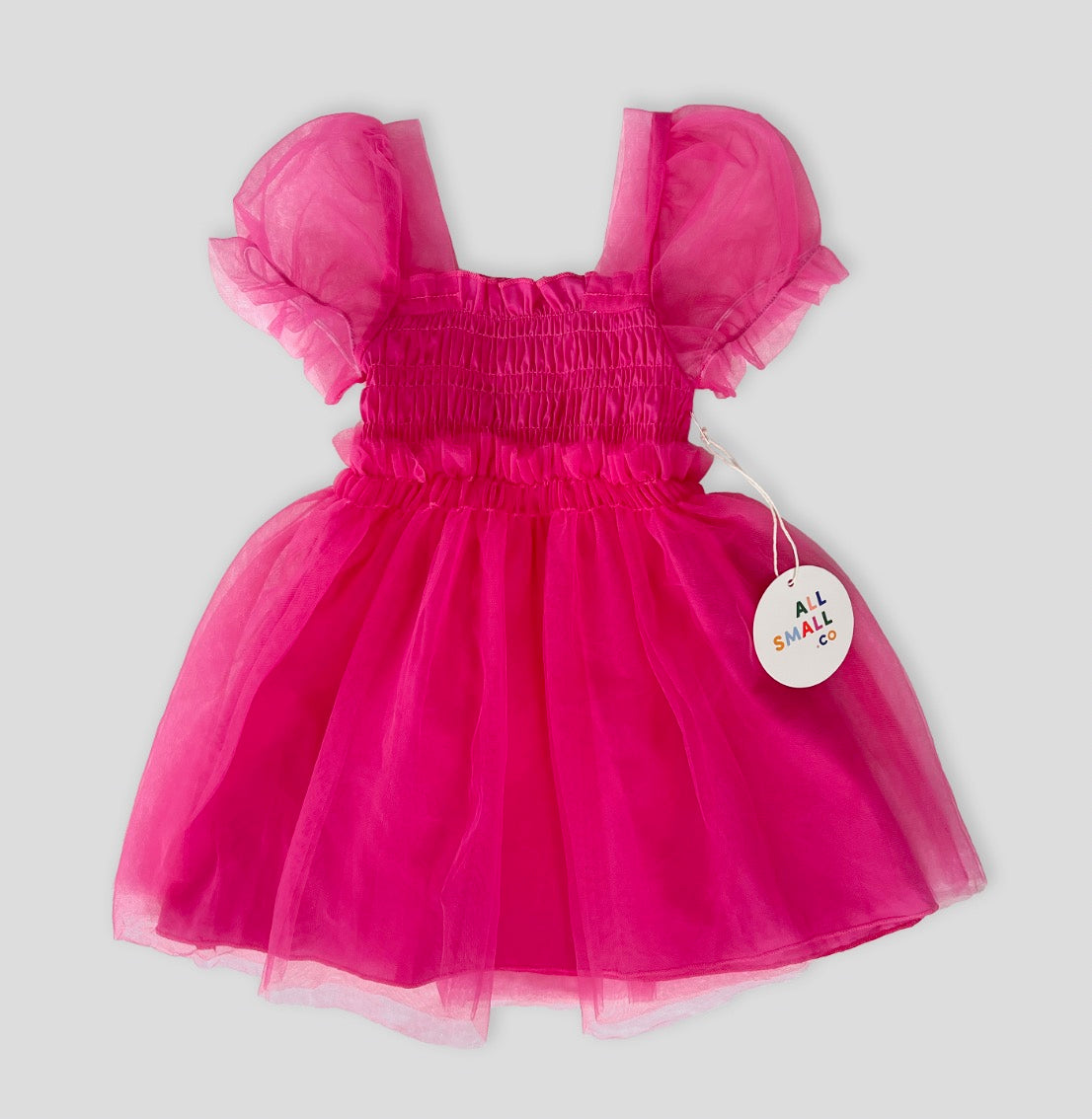 Baby Girl Flower Print Summer Dress + Matching Hat – Pink & Blue Baby Shop