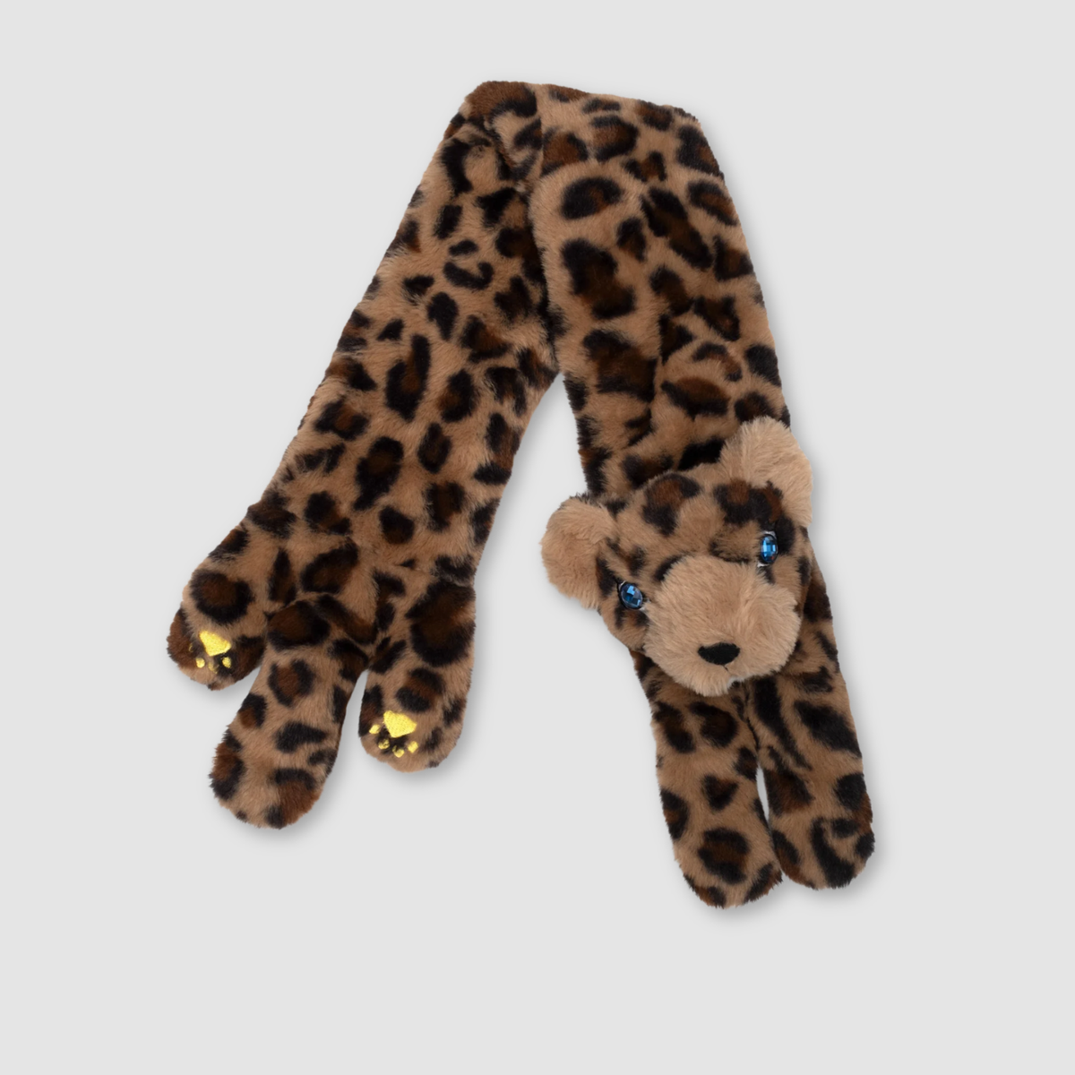 Jungle Jeweled Leopard Scarf