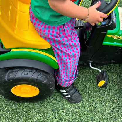 Purple Plaid Pants