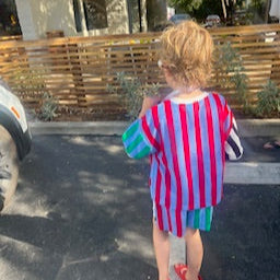 Terry Striped Shorts