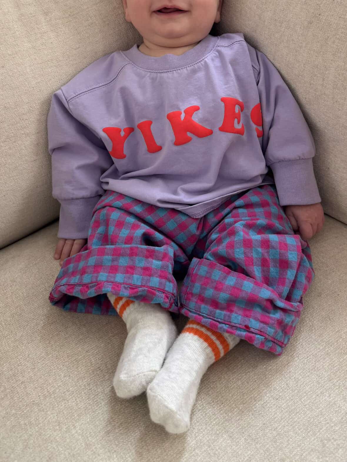 Purple Plaid Pants