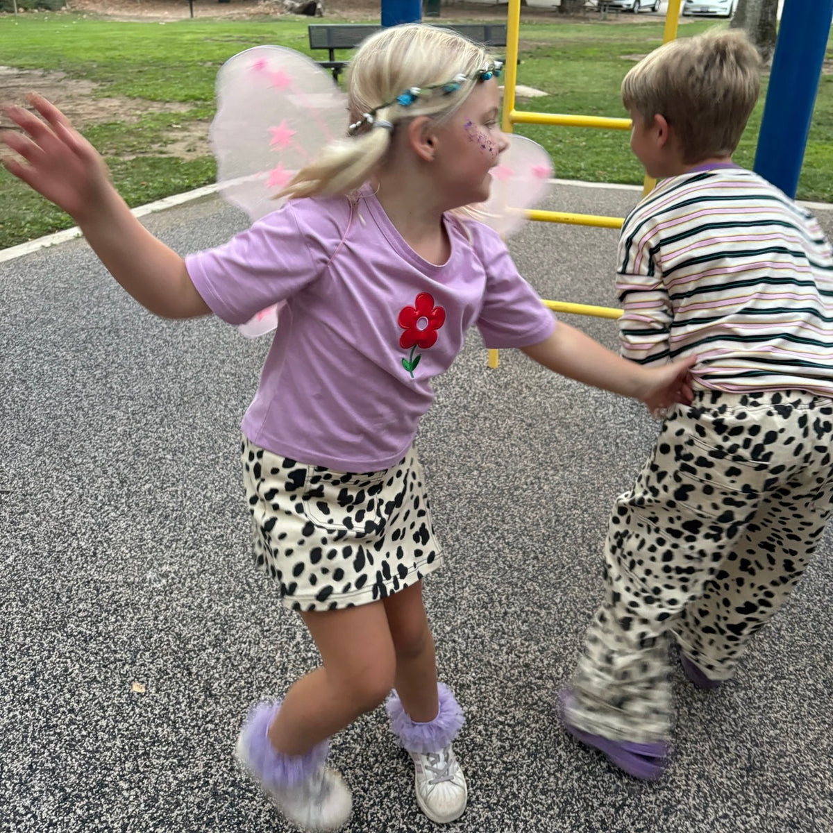 Dalmatian Dot Skort