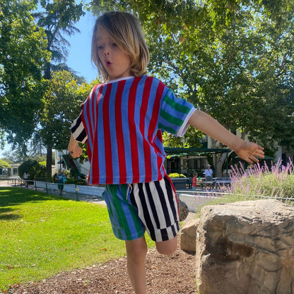 Terry Striped T-Shirt