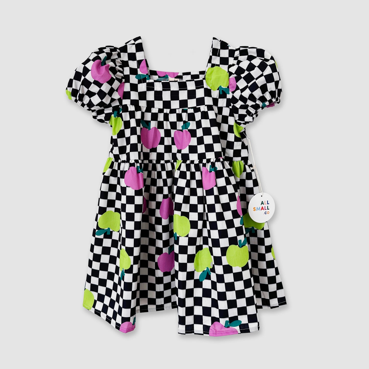 Apple Checker Dress