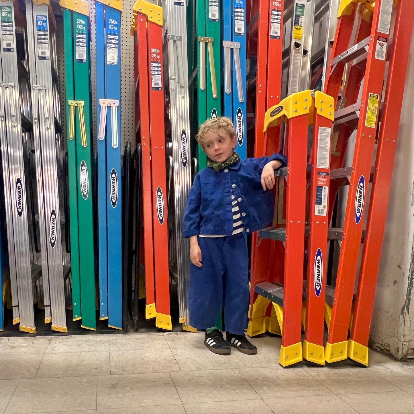 Blue Workwear Set