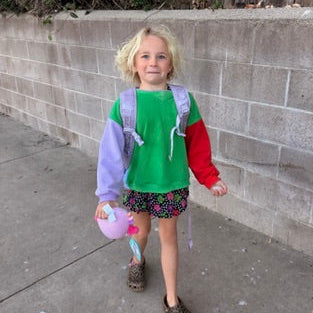 Colorblock Crewneck Sweatshirt