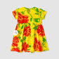 Yellow Floral Pocket Dress