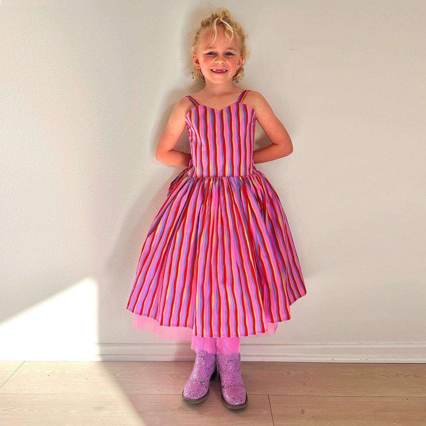 Rainbow Twirl Dress