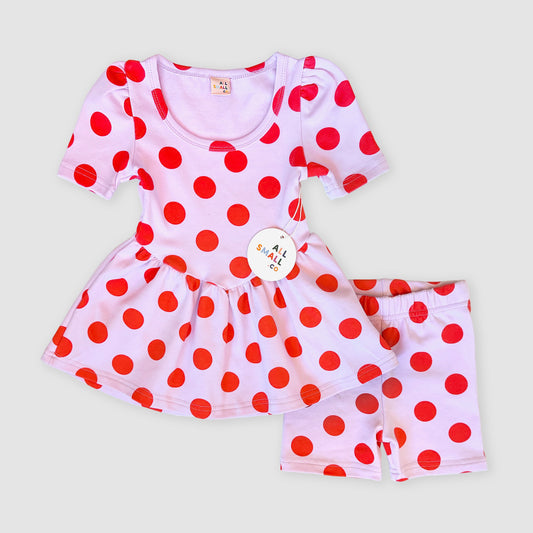 Mini Dress + Shorts Set