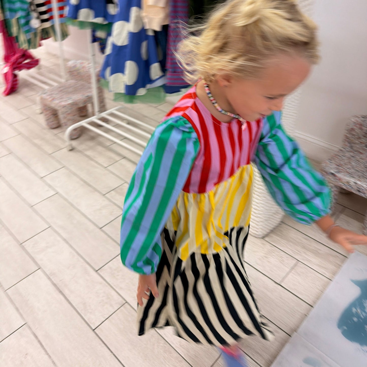 Crayon Stripe Dress