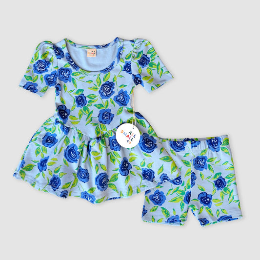 Mini Dress + Shorts Set