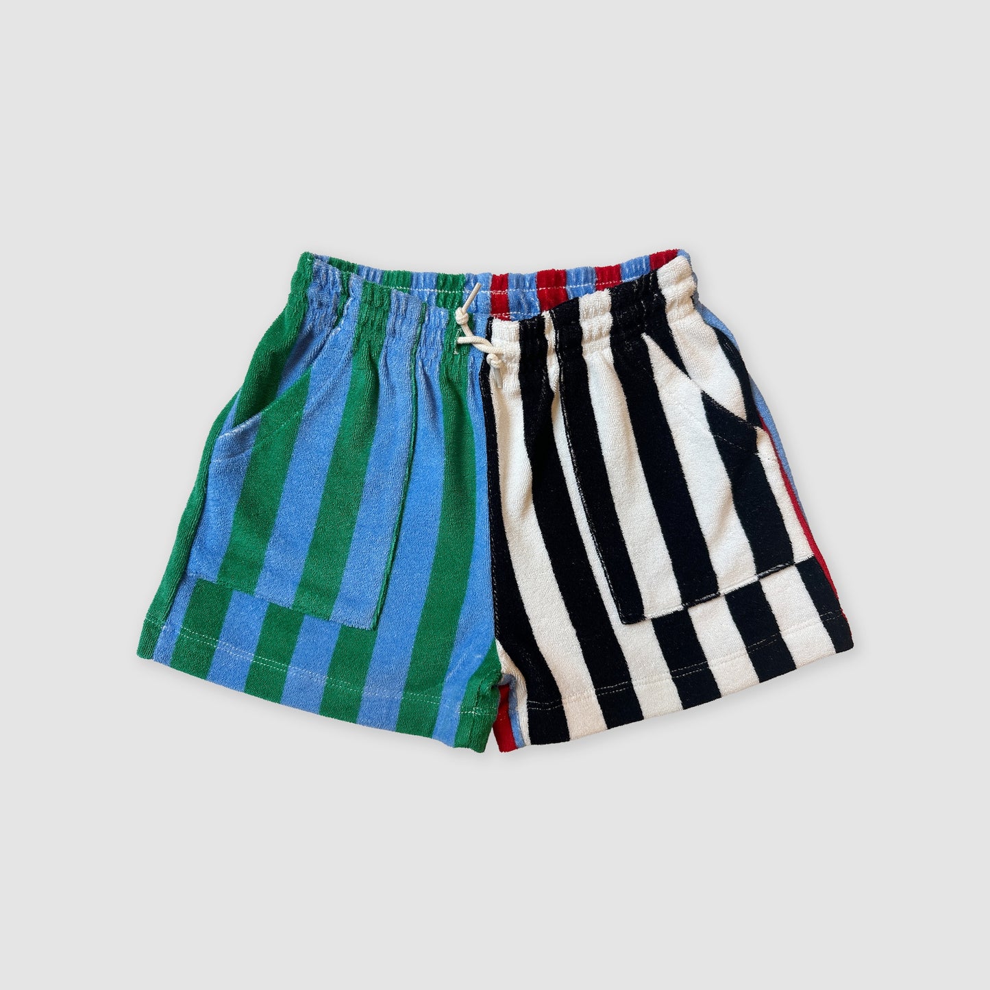 Terry Striped Shorts
