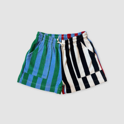 Terry Striped Shorts