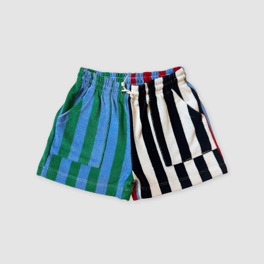 Terry Striped Shorts