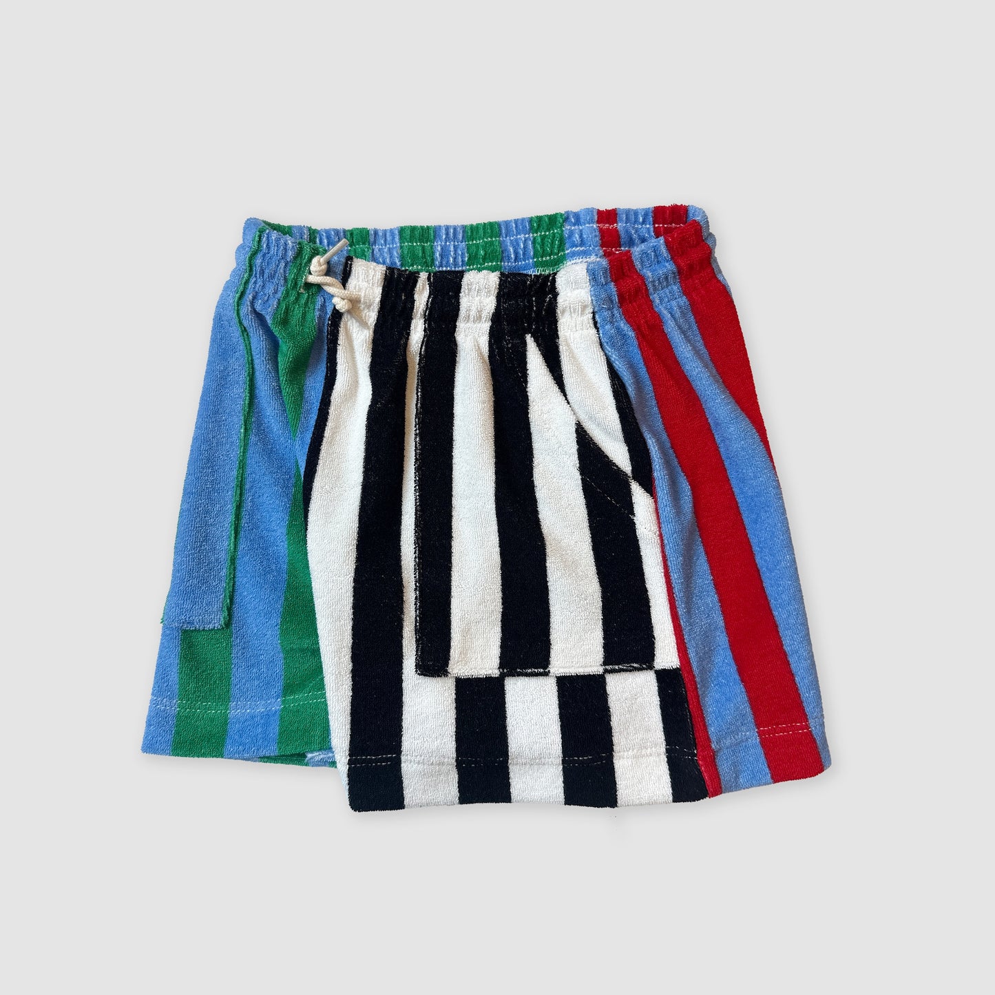 Terry Striped Shorts