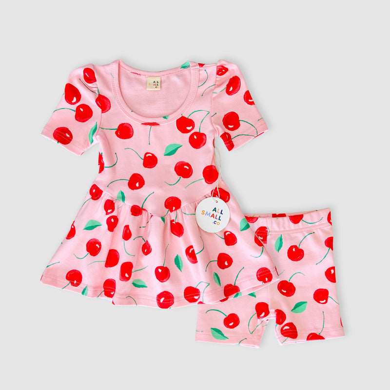 Mini Dress + Shorts Set