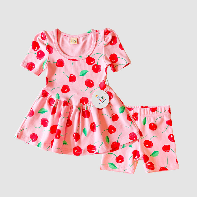 Mini Dress + Shorts Set