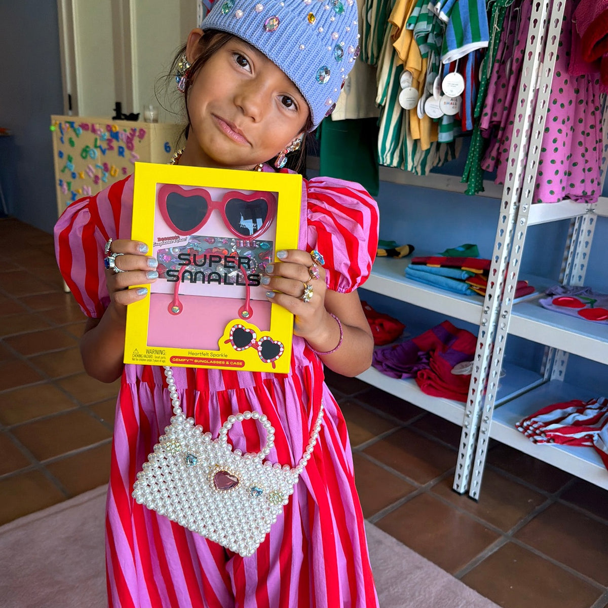 Heartfelt Sparkle Gemify Sunglasses + Case