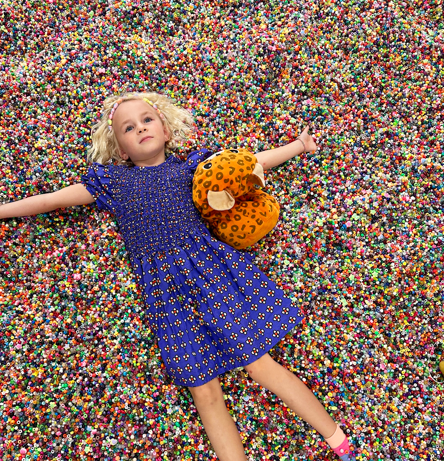 Kids wearing colorful clothes