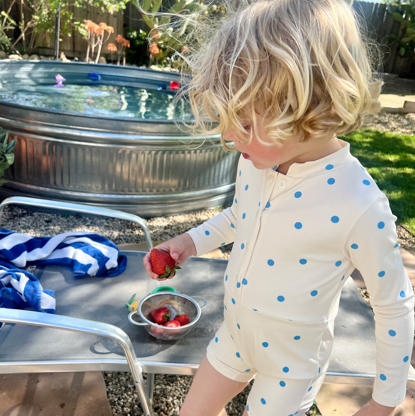 On the Dot Longsleeve Swimsuit