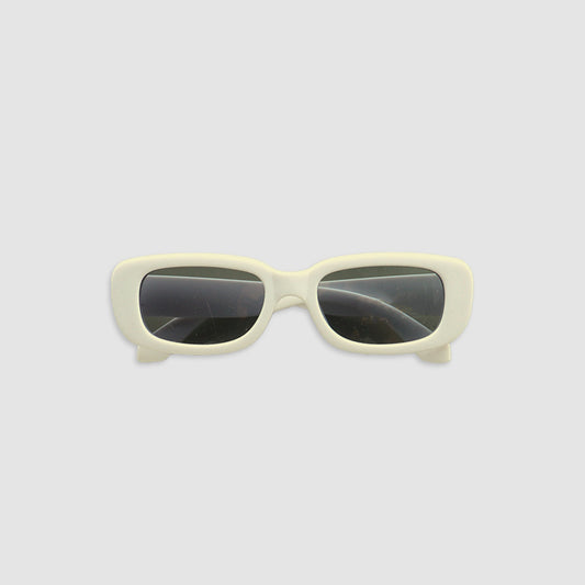 So Square Sunglasses - Cream