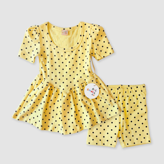 Mini Dress + Shorts Set