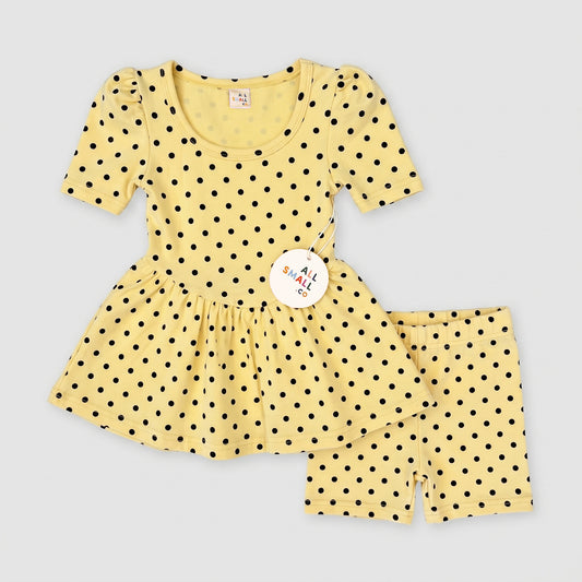 Mini Dress + Shorts Set
