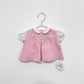 Vintage Pink Cord Bunny Top 6M