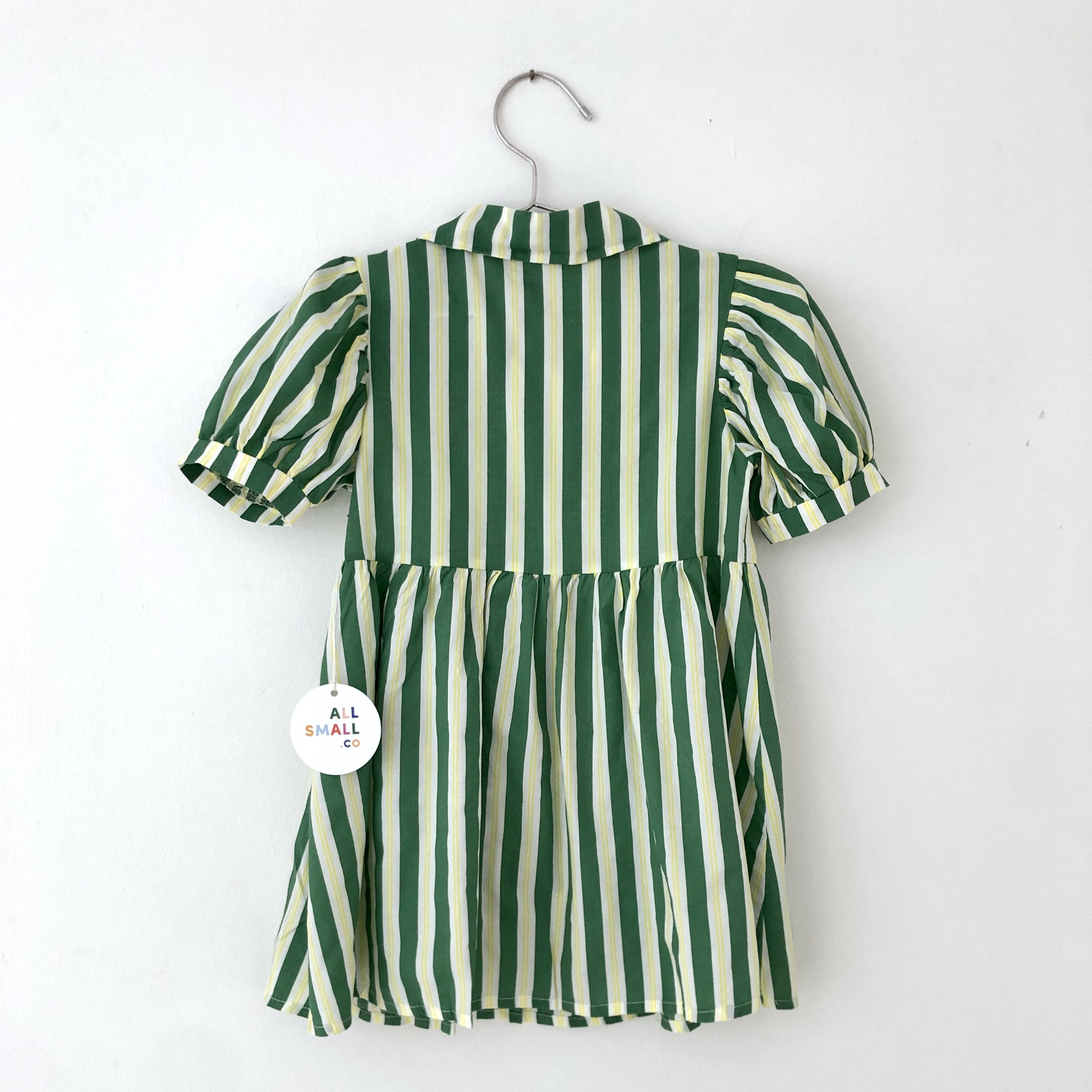 Candy Stripe Green Dress | All Small Co – All Small Co.